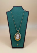 House of Lavande Danecraft 1950s Cameo Locket Necklace