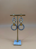 House of Lavande 1960s Castlecliff Silver Earrings