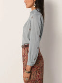 Maison Hotel Amrit Blouse Dusty Blue