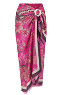 Volcano Goddess Travel Scarf - Hibiscus