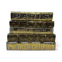 5 Vol. Gilded Paris Stack / Off-White Covers / 8.5-9.5"