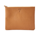 #4 Tan Pouch with Palm Tree