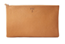 #5 Tan Clutch with Palm Tree