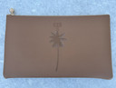 #5 Tan Clutch with Palm Tree
