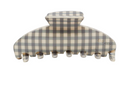 Big Effing Clip in Cozy Cloud Gingham