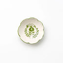 Pomegranate Crest Green Small Serving Bowl | Set of 4