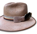 Royal - Panama Straw Fedora: Camel / Medium 22.5/23