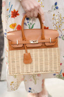 Margo Camel -  Wicker Handbag - WS: Brown