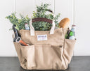 Steele Utility Tote: Waxed Brown Canvas
