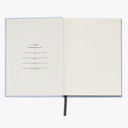 Light Blue Linen Note to Self Journal