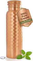 STORE INDYA Copper Water Bottle – 30 oz | 100% Pure Copper