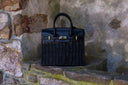 Margo Wicker Handbag- Solid Colors- WS: Chocolate