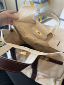 Canvas Tote Bag - Red Trim 