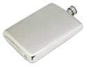 Victorian Style Plain Pewter Flask 8oz Boxed. SKU #: C1063.