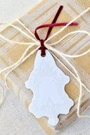 Letterpress Gift Tags | Baroque Vintage Crest: French Blue