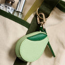 Refined Avocado Leather Keychain Pouch: GR / ONE