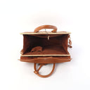Margo Camel -  Wicker Handbag - WS: Brown