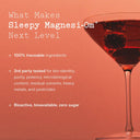 Sleepy Magnesi-Om Magnesium + Plant-Based Low Dose Melatonin: Cherry / Jar