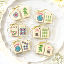 Edible Marzipan Mahjong Tiles Duet Favor Box