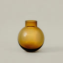 Ball Glass Vase - Dark Amber