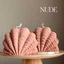 Huge Shell Candle - Nude