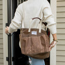 Steele Utility Tote: Navy Canvas