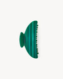 Midi Heirloom Claw in Malachite