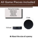 Travel Backgammon Roll-up Portable Leather Suede Game Set: Cream