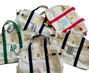 Canvas Tote Bag - Red Trim 