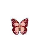 Hand-painted Mini Monarch Butterfly Claw Hair Clip | Eco-Friendly: Orange