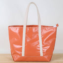 Big Sur Splash Tote: Orange / 22"W x 14"H x 8" D