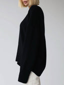 Candyfloss Oversized Pullover Sweater: Apricot / One-size