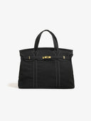 Handmade Boatkin Premium Cotton Canvas Bag Solid Color : Olive Green