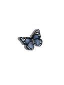 Hand-painted Mini Monarch Butterfly Claw Hair Clip | Eco-Friendly: Orange