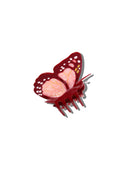 Hand-painted Mini Monarch Butterfly Claw Hair Clip | Eco-Friendly: Orange