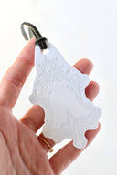 Letterpress Gift Tags | Baroque Vintage Crest: Red and Green