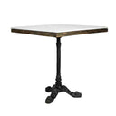 Avignon Bistro Table with Marble Square