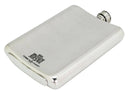 Victorian Style Plain Pewter Flask 8oz Boxed. SKU #: C1063.