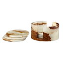 Light Green Onyx 6 Piece Coaster Set