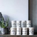 Small Ceramic Apothecary Jars