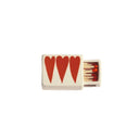 Mini 3 Hearts’ Ceramic Matchbox