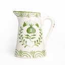 POMEGRANATE CREST GREEN PITCHER